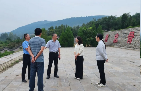 市退役军人事务局到薛城区督导烈士陵园扩建提升工作