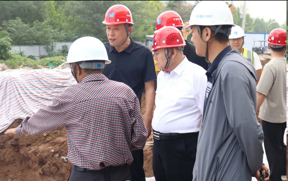 薛城民生集团安全生产督导组督查康养中心三期项目建设安全生产工作