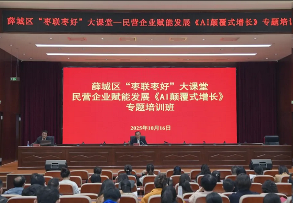 薛城区举办民营企业赋能发展专题培训班