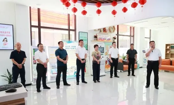 枣庄市委社会工作部来善南街道调研 